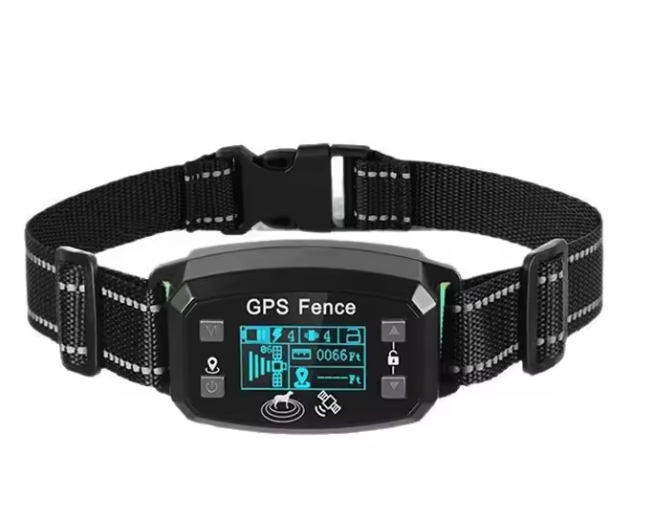 TailWaggers™ Smart GPS Electronic Fence System, New Model Pet Wireless Fence Dog Outdoor Water-resistant Pet Fence Training Collar Combo