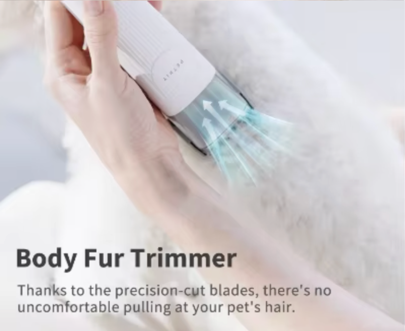 TailWaggers™ PETKIT Airclipper 5-in-1 Pet Grooming Vacuum Kit with High Performance Vacuum Suction for Cat And Dog Shedding