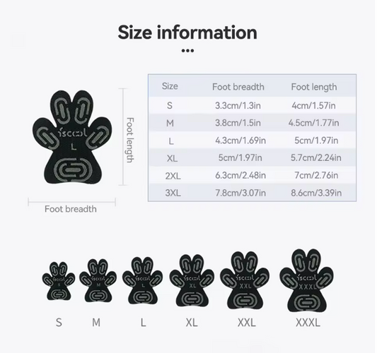 TailWaggers™ Dog Anti-slip Foot Patch Paw Pads Dog Paw Protection Stickers with Stronger Adhesive for Hard Floor or Injuries Pet Accessories